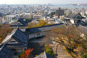 View of Wakayama City from Wakayama Castle